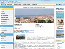 Tablet Screenshot of hotelpescara.net